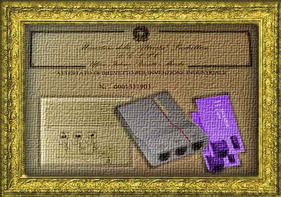 From the original idea of a good friend and adventure partner, the "Sharer" system was patented and marketed in 2002, to fix a technical lack in the use of digital TV channels by the user. Sharer has allowed him to have access to different digital channels on several TV and decoder at home, even if the user have a single SmartCard (Pay TV, Free Channels, etc.). The system has gained great popularity in the italian market. However, because of a lawsuit brought by the company “SKY Italia Srl” to preserve its monopoly, such system, for Italy, has not more commercialized. This despite the subsequent positive opinion of the Ministry of Industry, through the final release of the patent (pictured).